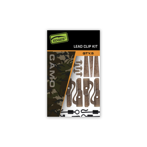 Kit Montage Fox Edges Camo Lead Clip Kit x 5 2