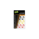 Fox Edges Zig Aligna kit Multi Sleeve kit (3 yellow, 3 red and 3 black)