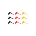 Fox Edges Zig Aligna XL kit Multi Sleeve kit (3 yellow, 3 red and 3 black)
