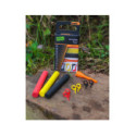 Fox Edges Zig Aligna XL kit Multi Sleeve kit (3 yellow, 3 red and 3 black)