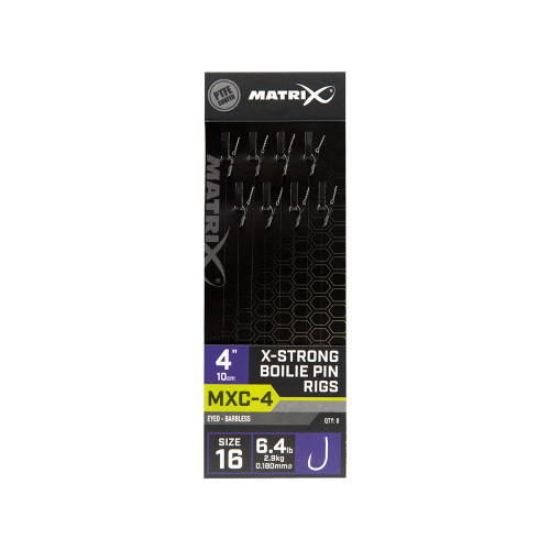 Bas De Ligne Matrix MXC-4 (10cm) / X-Strong Boilie Pin -...