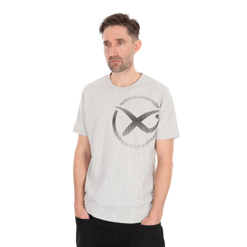Matrix Large Mesh Logo T-Shirt - Grey