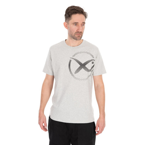 Matrix Large Mesh Logo T-Shirt - Grey