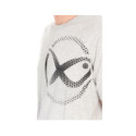 Matrix Large Mesh Logo T-Shirt - Grey