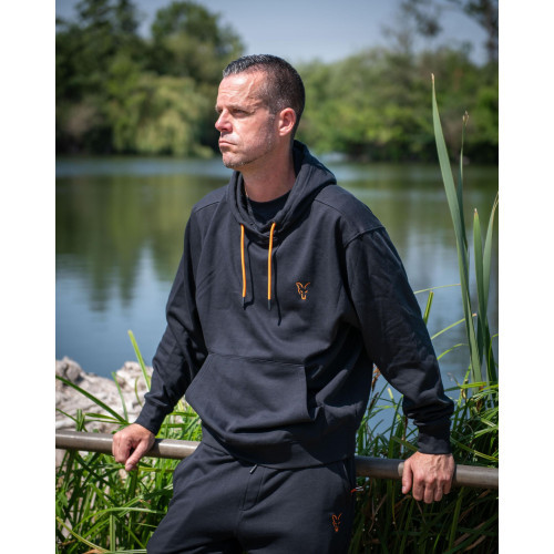 Fox Classic Sweat A Capuche - Black / Orange