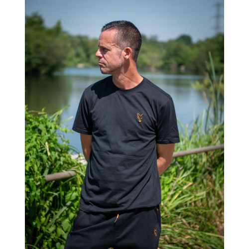 Fox Classic T-shirt - Black / Orange