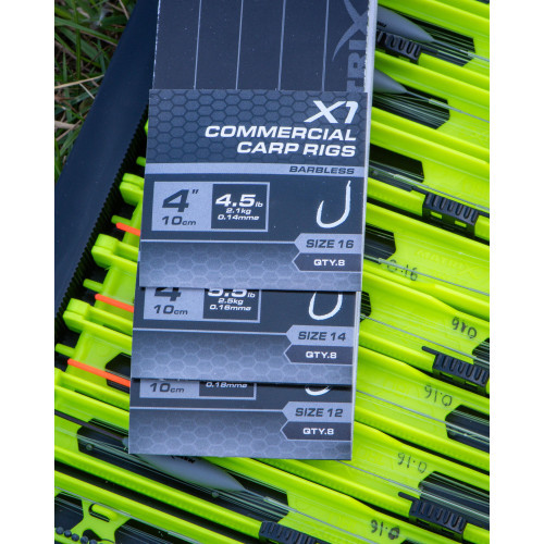 Bas De Ligne Matrix X1 Commercial Carp 10cm Rigs