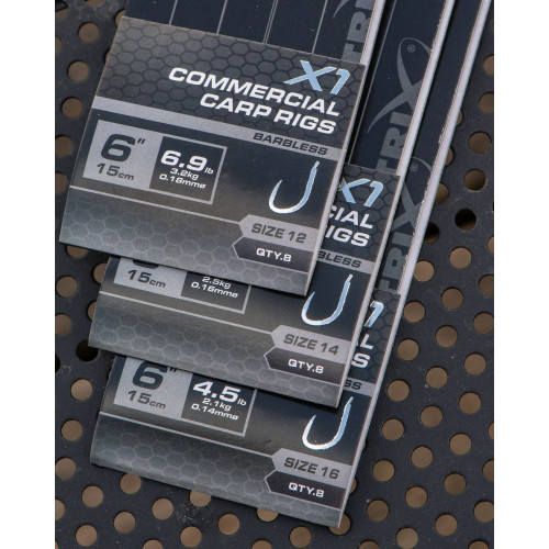 Bas De Ligne Matrix X1 Commercial Carp 15cm Rigs