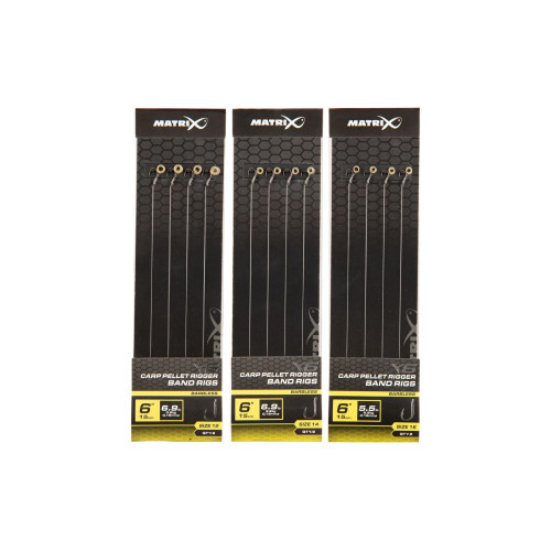 Bas De Ligne Matrix X6 Carp Pellet Rigger 15cm...