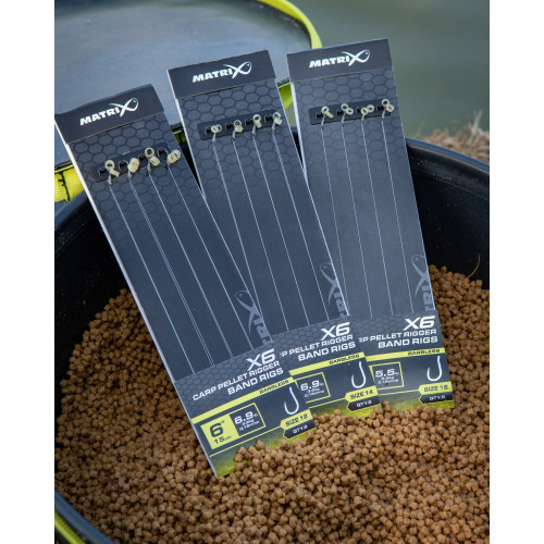 Bas De Ligne Matrix X6 Carp Pellet Rigger 15cm...