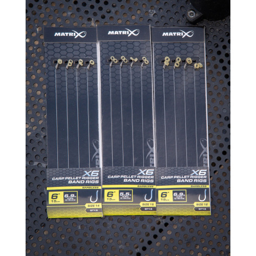 Bas De Ligne Matrix X6 Carp Pellet Rigger 15cm...