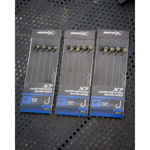 Bas De Ligne Matrix X7 Carp Method 10cm Band Rigs