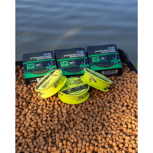 Bas De Ligne Matrix X8 X-Power Carp 45cm Band Rigs