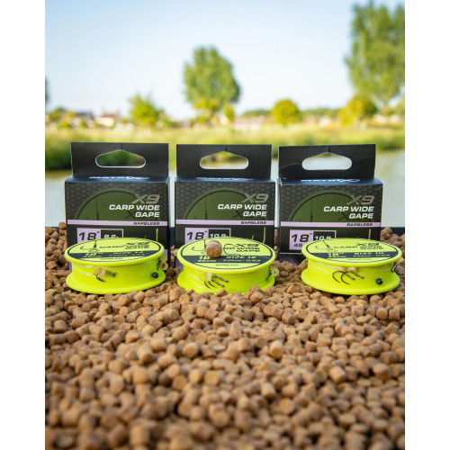 Bas De Ligne Matrix X9 Carp Wide Gape 45cm Band...