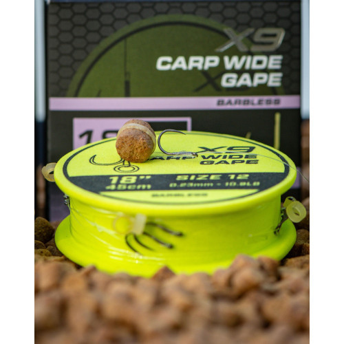 Bas De Ligne Matrix X9 Carp Wide Gape 45cm Band...