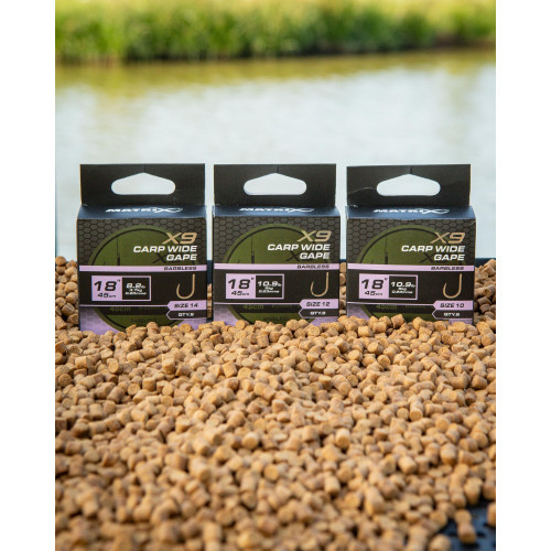 Bas De Ligne Matrix X9 Carp Wide Gape 45cm Band...