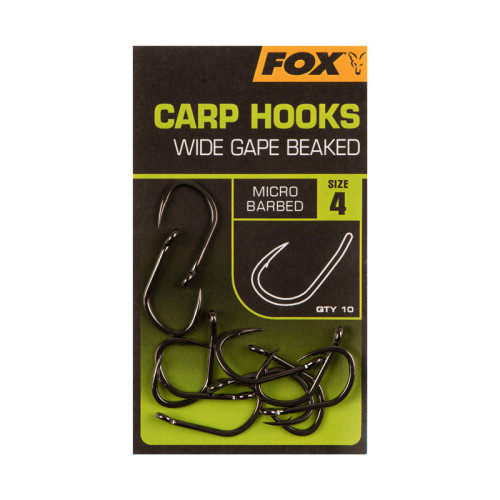 Hameçons Carpe Fox Wide Gape