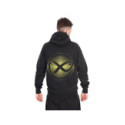 Sweat Matrix Large Fade Logo Hoody - Black/Lime