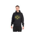 Sweat Matrix Large Fade Logo Hoody - Black/Lime