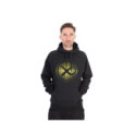 Sweat Matrix Large Fade Logo Hoody - Black/Lime