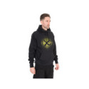 Sweat Matrix Large Fade Logo Hoody - Black/Lime