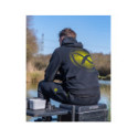 Sweat Matrix Large Fade Logo Hoody - Black/Lime