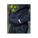 Sweat Matrix Large Fade Logo Hoody - Black/Lime