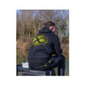 Sweat Matrix Large Fade Logo Hoody - Black/Lime