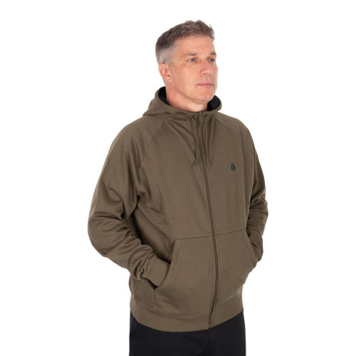 Sweat Fox Collection Zipped Hoody - Green