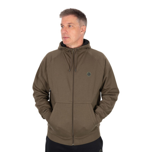 Sweat Fox Collection Zipped Hoody - Green