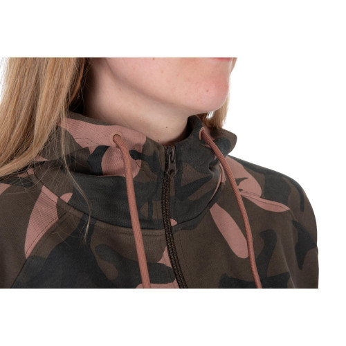 Sweat Fox Women's Zipped Camo Hoody