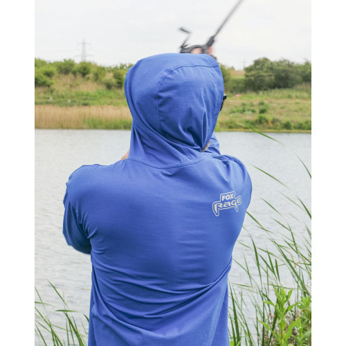 Fox Rage Blue Hooded T