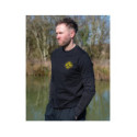 Matrix Large Fade Logo T-Shirt - Black/Lime