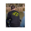Matrix Large Fade Logo T-Shirt - Black/Lime