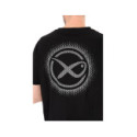 Matrix Large Fade Logo T-Shirt - Black/Grey