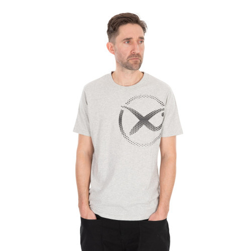 Matrix Large Mesh Logo T-Shirt - Grey