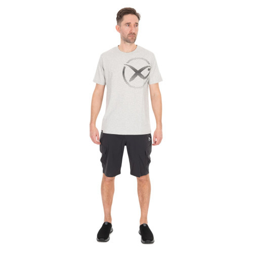 Matrix Large Mesh Logo T-Shirt - Grey