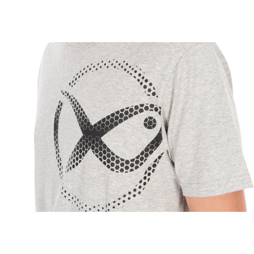 Matrix Large Mesh Logo T-Shirt - Grey