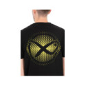 Matrix Large Fade Logo T-Shirt - Black/Lime