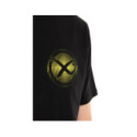 Matrix Large Fade Logo T-Shirt - Black/Lime
