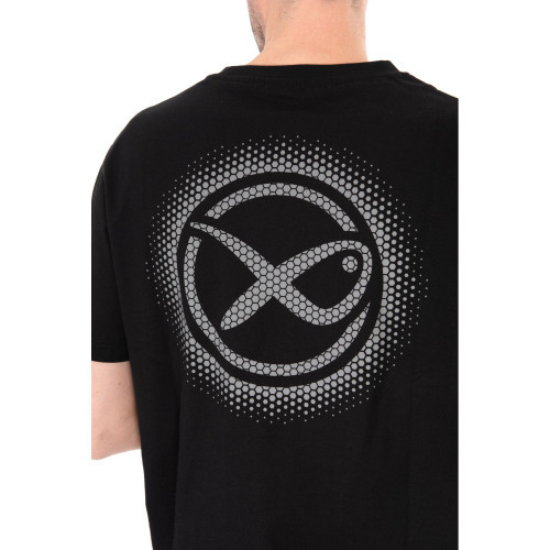 Matrix Large Fade Logo T-Shirt - Black/Grey