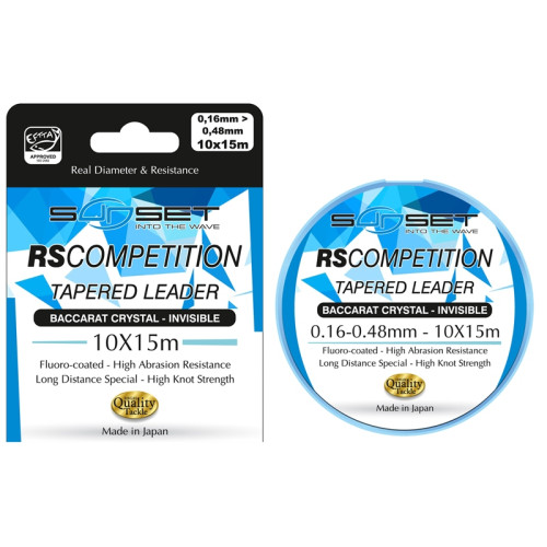 Arraché Conique Sunset Tapered Leader RS Competition  10X15M