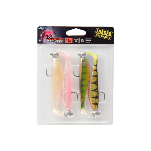 Leurre Souple Armé Fox Rage UV Zander Pro Loaded x 4pcs