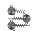 Tête Plombée Fox Rage Corkscrew Round Jig Heads  (3pc)