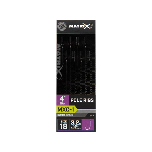 Bas De Ligne Matrix MXC-1 (10cm) Pole Rig - 8pcs 2