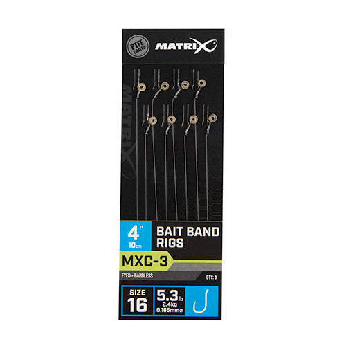 Bas De Ligne Matrix MXC-3 (10cm) / Bait Band - 8pcs 2