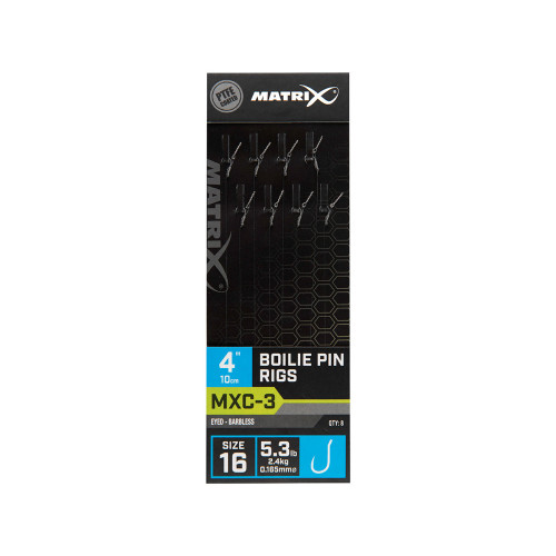 Bas De Ligne Matrix MXC-3 (10cm) / Boilie Pin - 8pcs 2