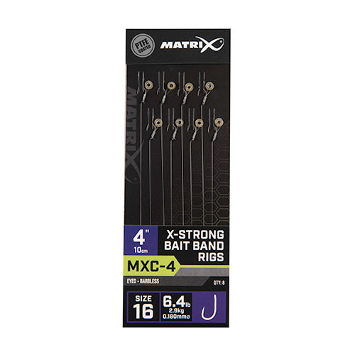 MXC-4 (10cm) / X-Strong Bait Band - 8pcs