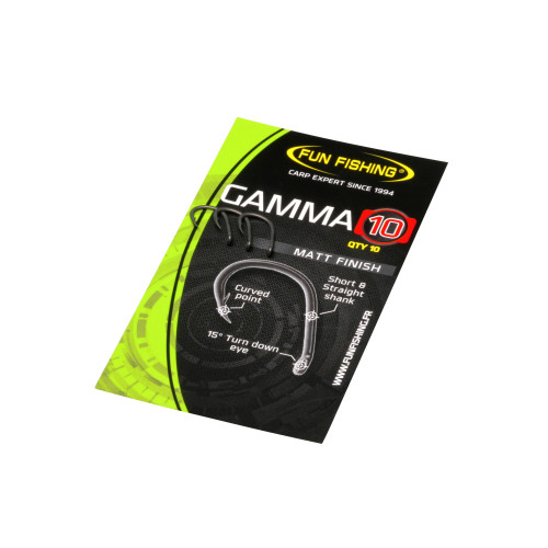 Hameçons Carpe Fun Fishing Serie Gamma - Teflonné (x10)