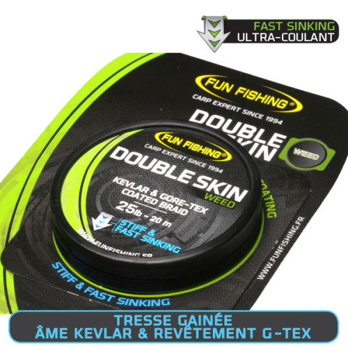 Tresse Fun Fishing Double Skin - 25lbs - 20m